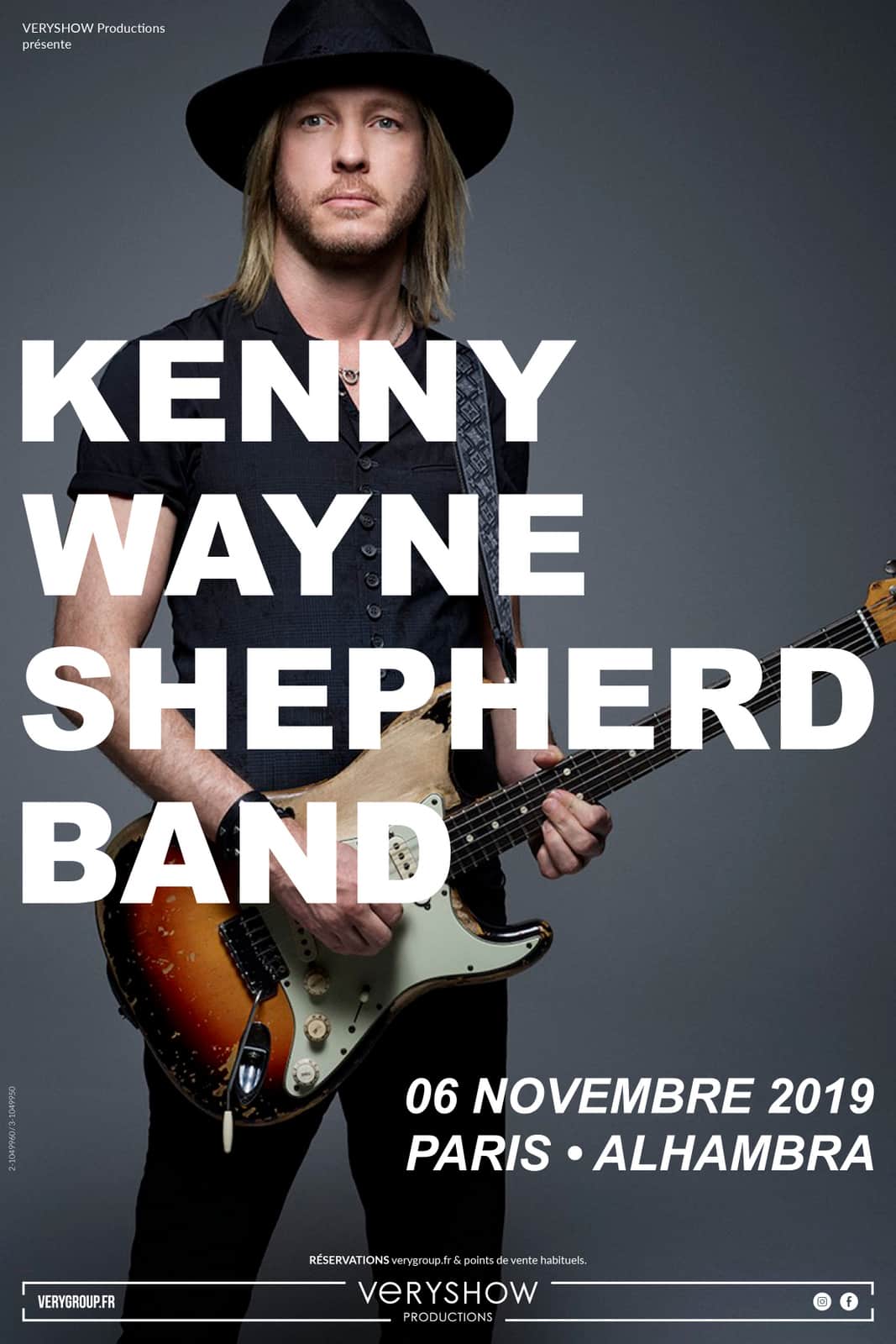 KENNY WAYNE SHEPHERD concert à Paris le 6 novembre Paris Move