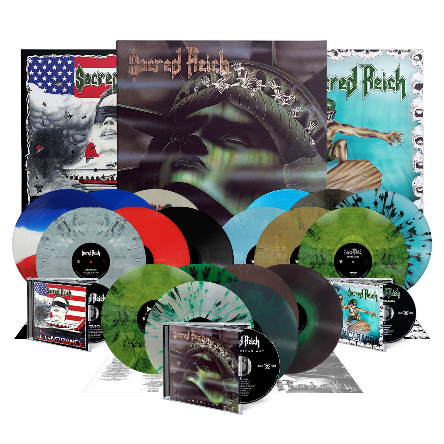 SACRED REICH reissues in CDs and LPs