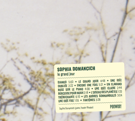 SOPHIA DOMANCICH - le grand jour