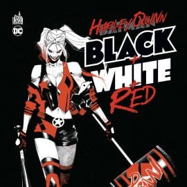 HARLEY QUINN - BLACK + WHITE + RED