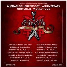 Gig of Michael Schenker in La Traverse, Cléon, May 7th 2022