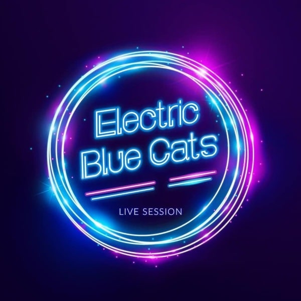 Electric Blue Cats