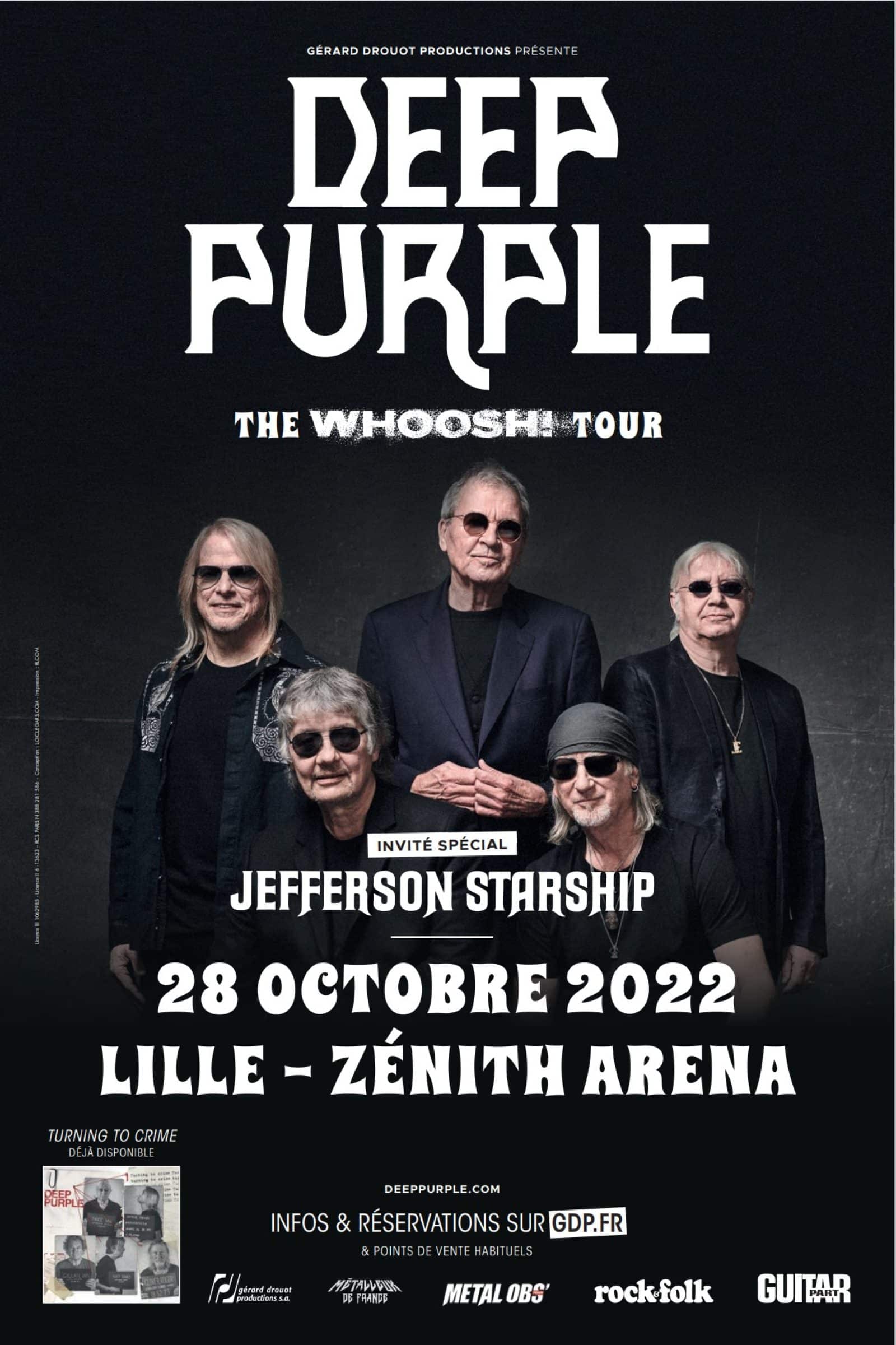 Deep Purple au Zénith de Lille
