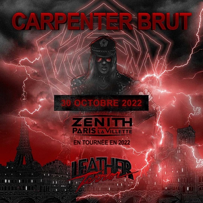 CARPENTER BRUT en concert au Zénith de Paris le 30 octobre Paris Move