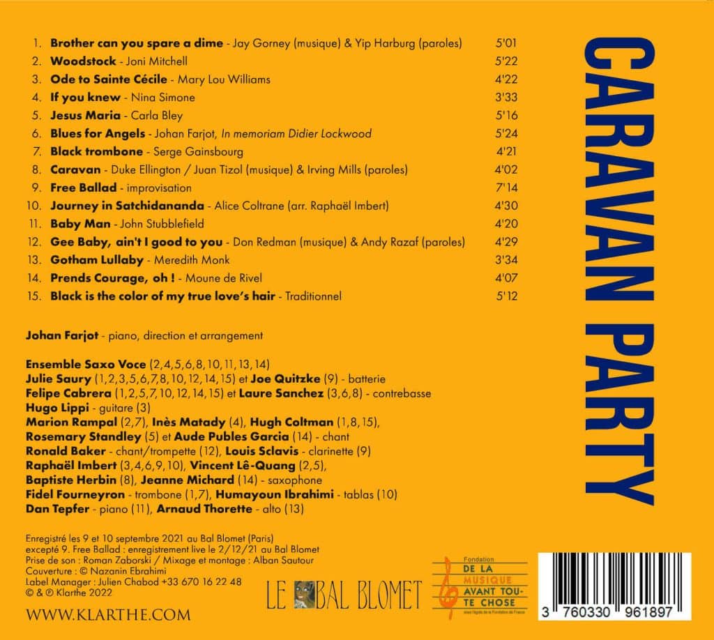 JOHAN FARJOT & FRIENDS - Caravan Party