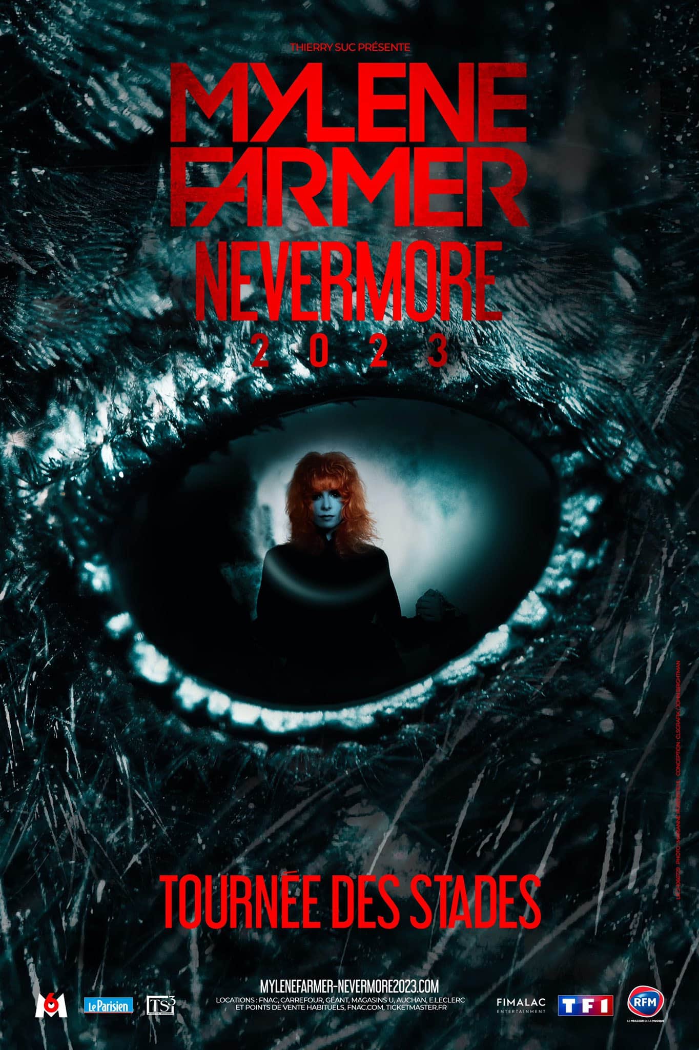 MYLENE FARMER - NEVERMORE 2023 : TOURNEE DES STADES