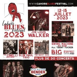 CAHORS BLUES FESTIVAL du 12 au 15 Juillet 2023