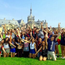 Language stay in France for a group