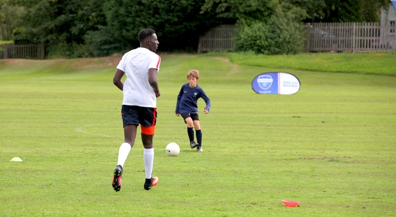 Paris Saint-Germain Academy football camp in England