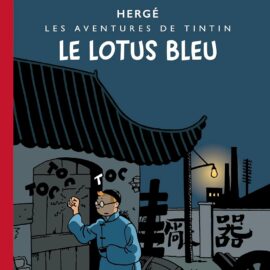 TINTIN - Le Lotus bleu (édition noir et blanc colorisée)