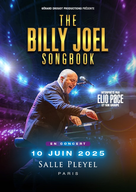 The Billy Joel Songbook En concert le 10/06/2025 à la Salle Pleyel à Paris