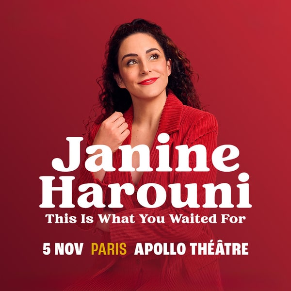 Janine Harouni en spectacle à l'Apollo Théâtre le 05/11/2025