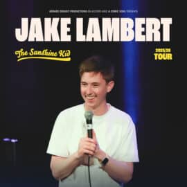 Jake Lambert: nouveau spectacle en anglais, The Sunshine Kid