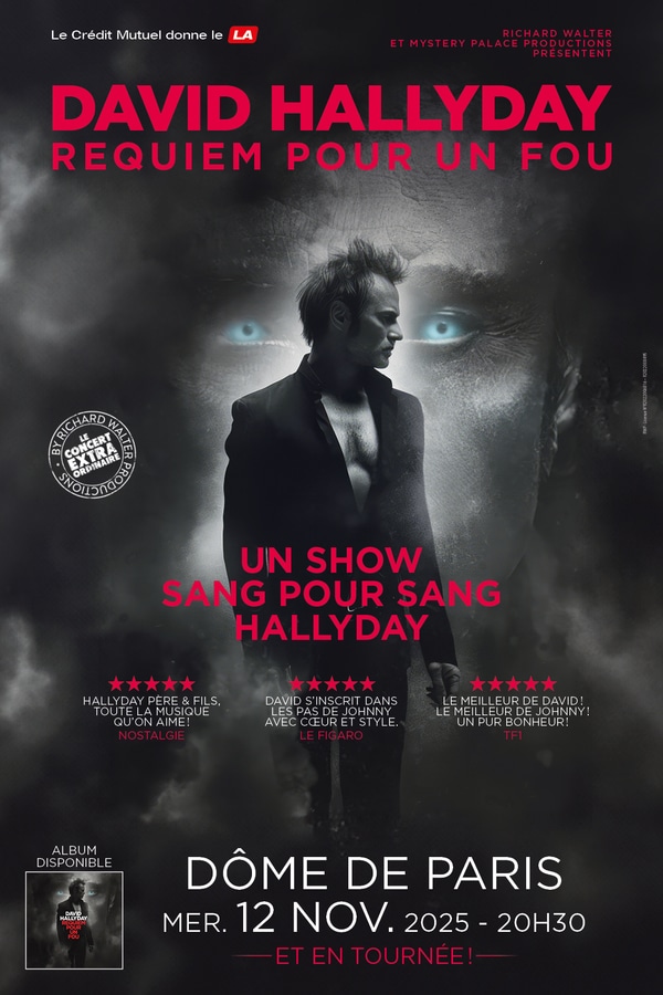 David Hallyday au Dôme de Paris le 12/11/2025