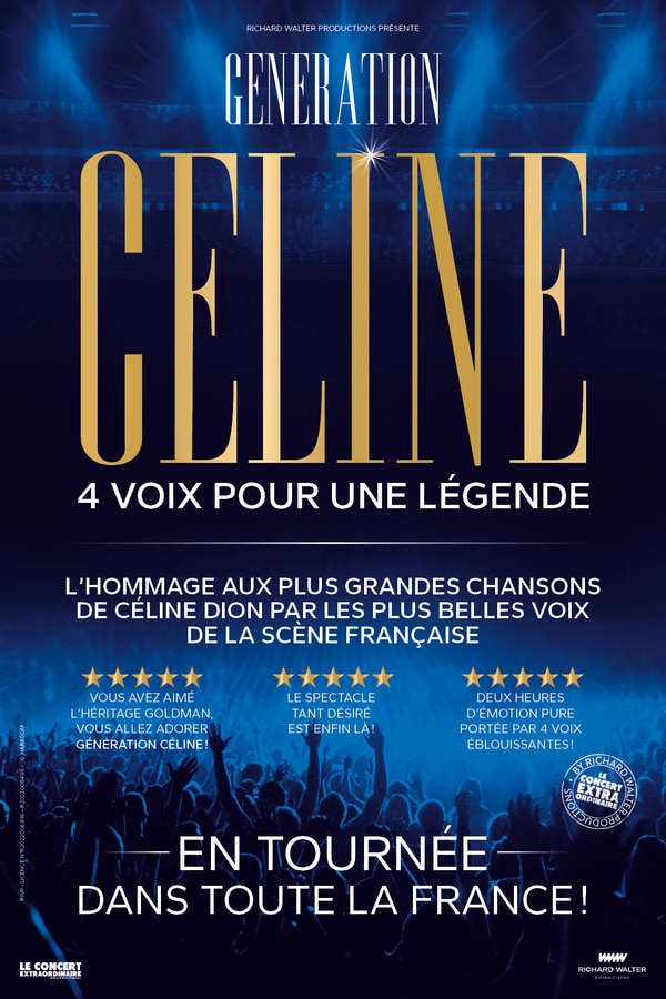 Génération Céline le 06/02/2026 au Dôme de Paris et en tournée