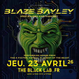 BLAZE BAYLEY @The Black Lab, Wasquehal (59), jeudi 23 avril 2026