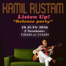 Kamil Rustam en concert à Paris le 10 Juin 2026
