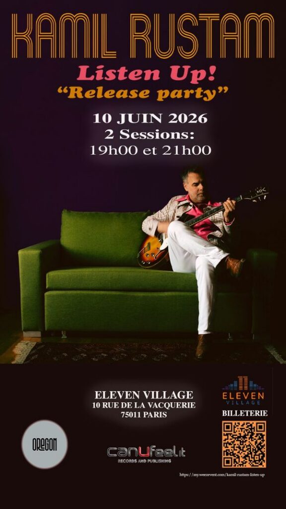 Kamil Rustam en concert à Paris le 10 Juin 2026