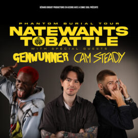 NateWantsToBattle en concert le 18/10/206 à La Machine à Paris avec Genwunner et Cam Steady